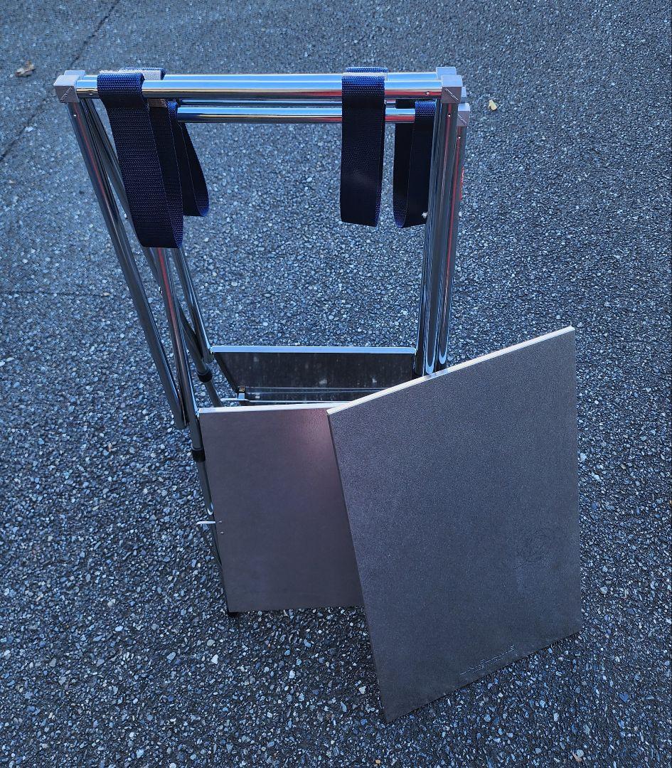 UNIFLAMEのツインバーナーUS-1900、キッチンスタンドⅡ セット