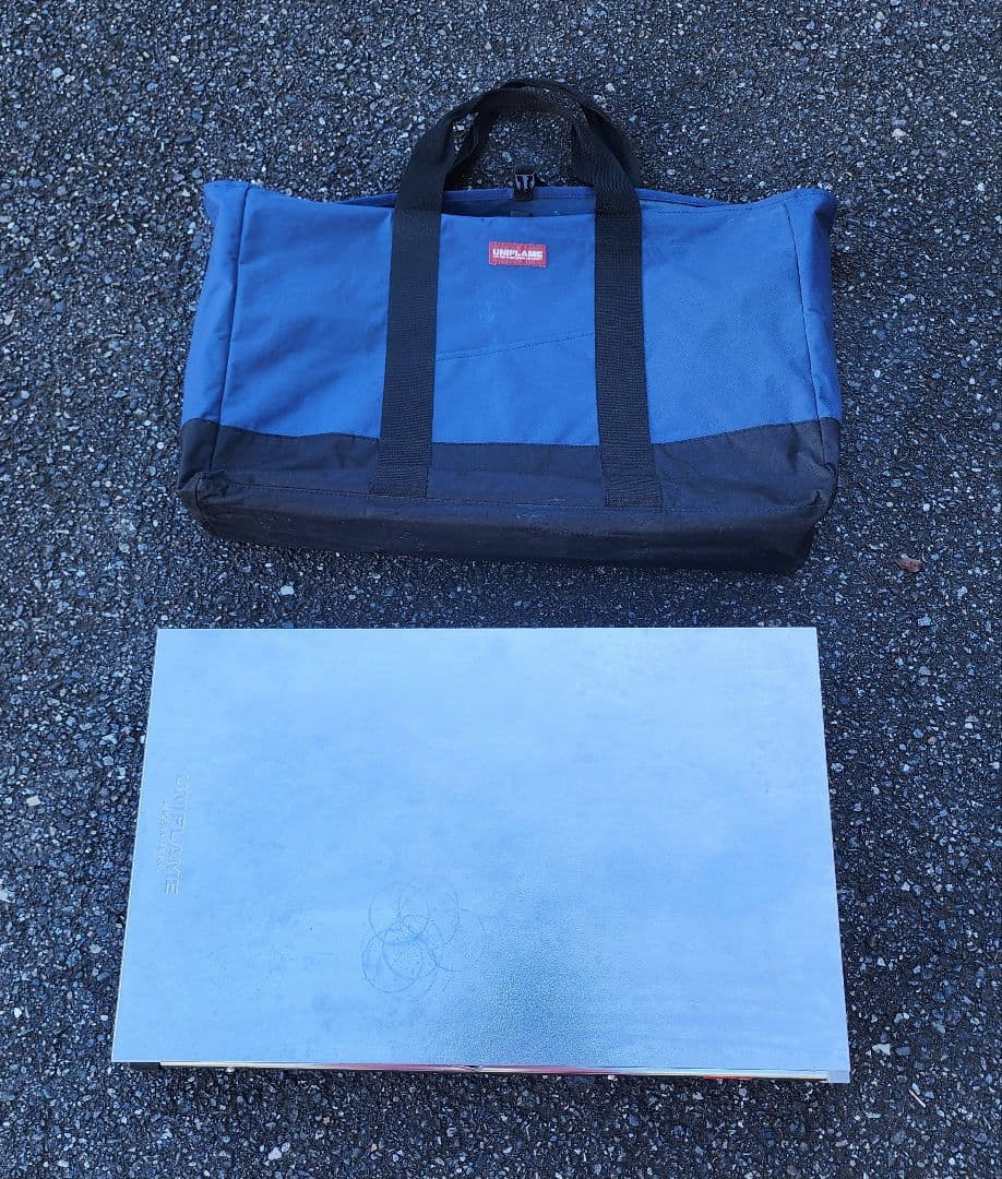 UNIFLAMEのツインバーナーUS-1900、キッチンスタンドⅡ セット