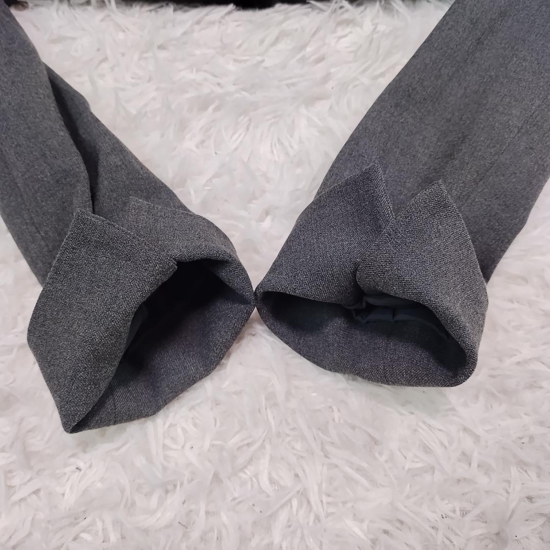 【美品】PLST セットアップ スカートスーツ 洗濯可 ウォームリザーブ グレー