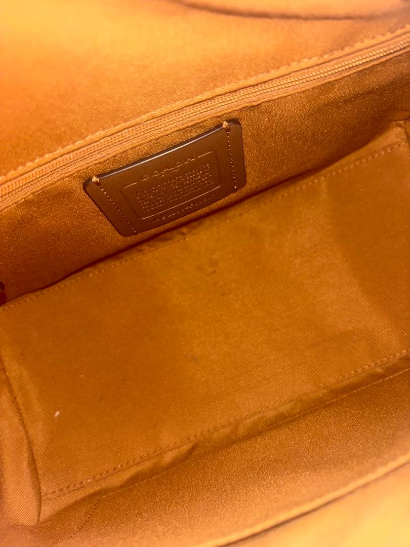 __sq341　Coach ショルダーバッグ ベージュ ロゴ