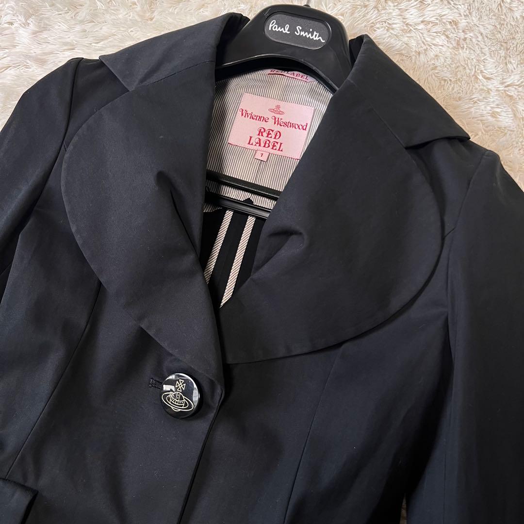 ヴィヴィアンウエストウッド ロングコート ハート襟 フレア ラブジャケット