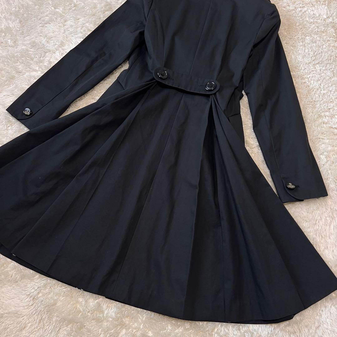 ヴィヴィアンウエストウッド ロングコート ハート襟 フレア ラブジャケット