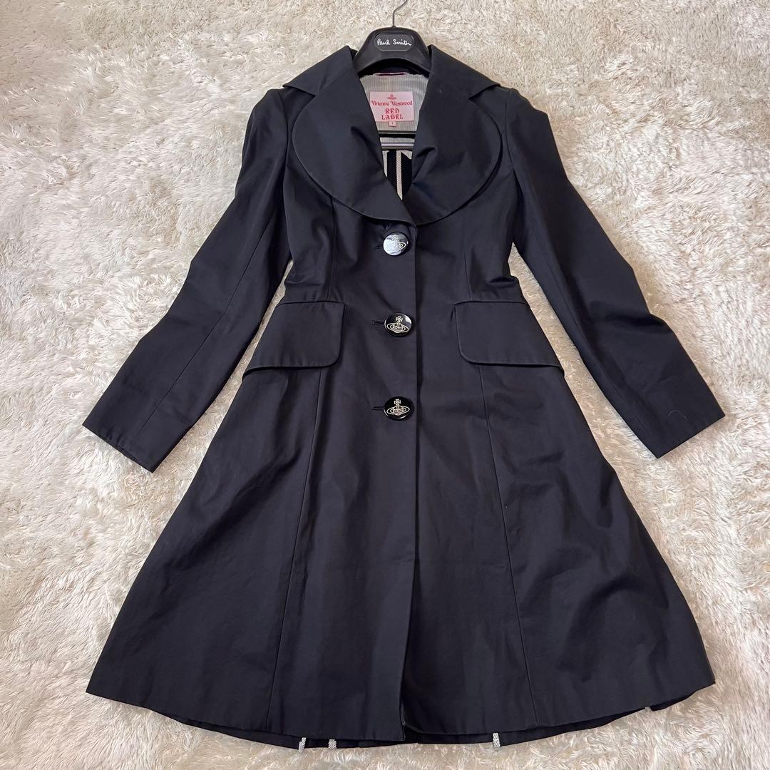 ヴィヴィアンウエストウッド ロングコート ハート襟 フレア ラブジャケット