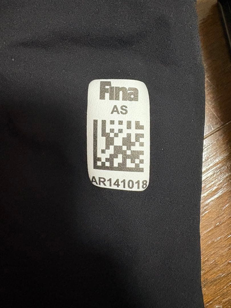 カーボンエア arena 競泳水着 FINA認証 ASサイズ 黒