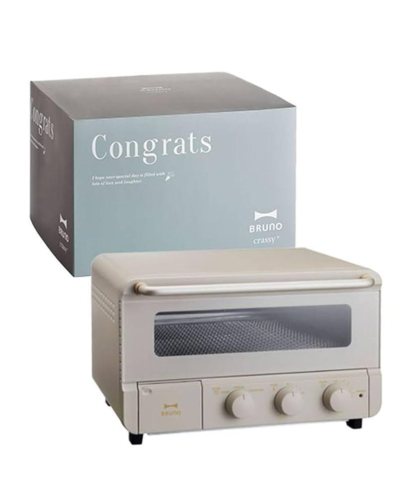 i未開封 新品 BRUNO スチーム＆ベイクトースター BOE067-GRG