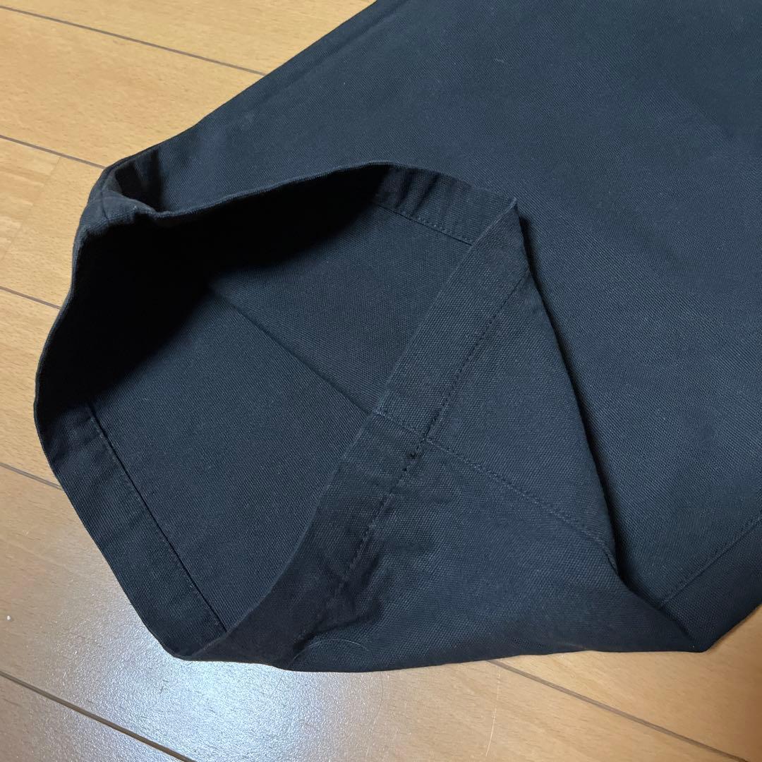 スピックアンドスパン サスペンダー付きワーカーパンツ　ブラック