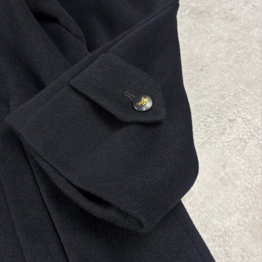 美品　バーバリー　BURBERRY アンゴラ　バルカラー　コート　Aライン 9