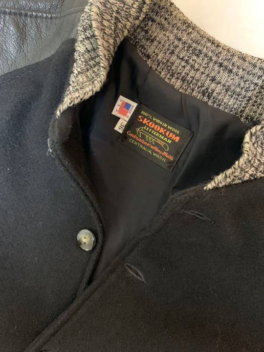 SKOOKUM スクーカム スタジャン 36 ブラック