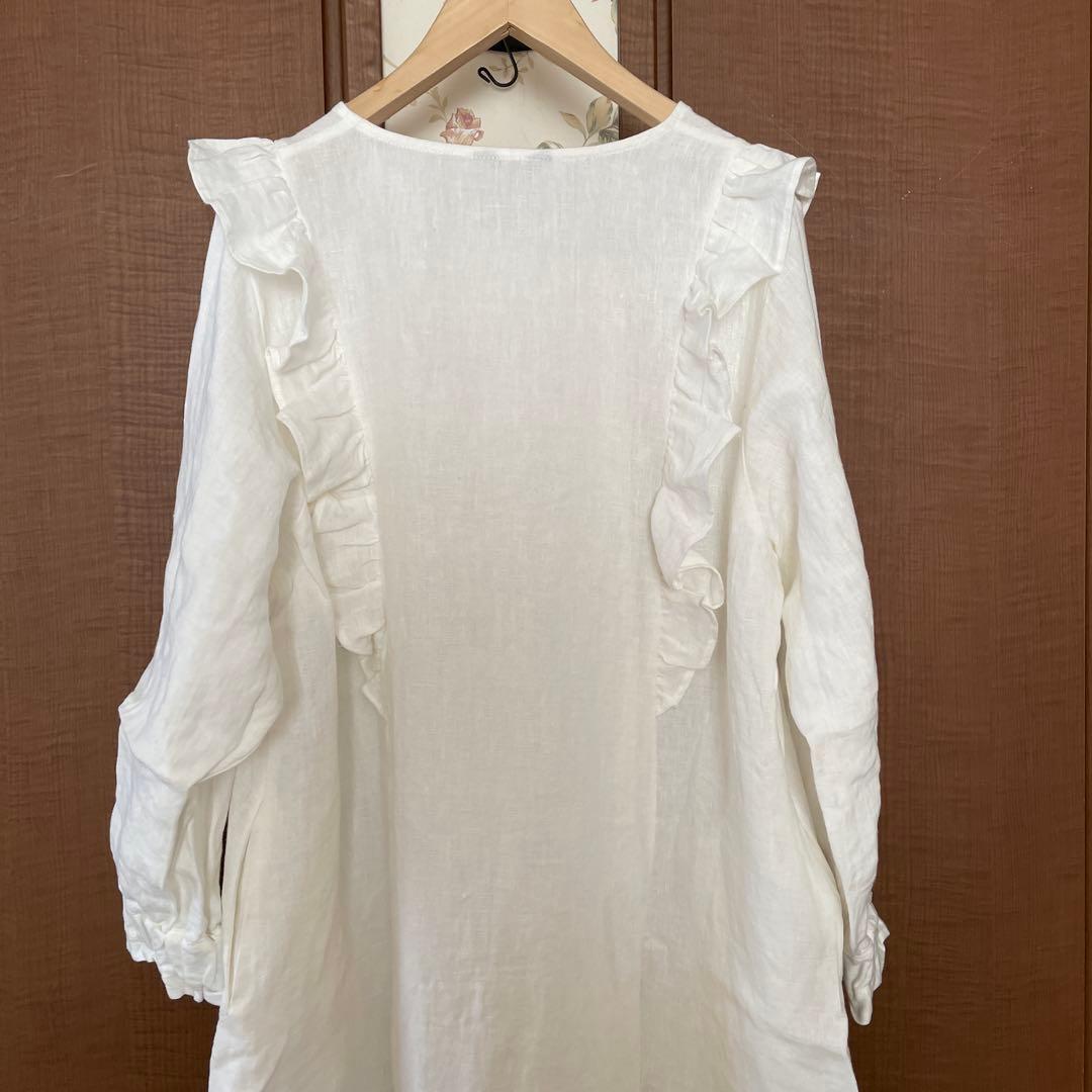 MAPLE新品サマンサモスモス立川限定アシンメトリーワンピース　オフ