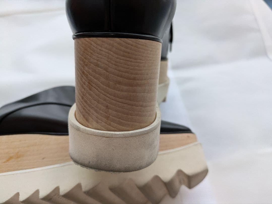 美品 ステラマッカートニー　エリスシューズ(25cm/38)　艶あり