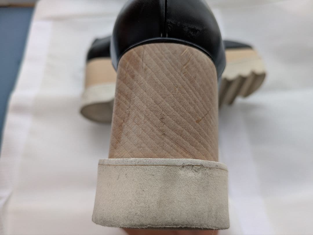 美品 ステラマッカートニー　エリスシューズ(25cm/38)　艶あり