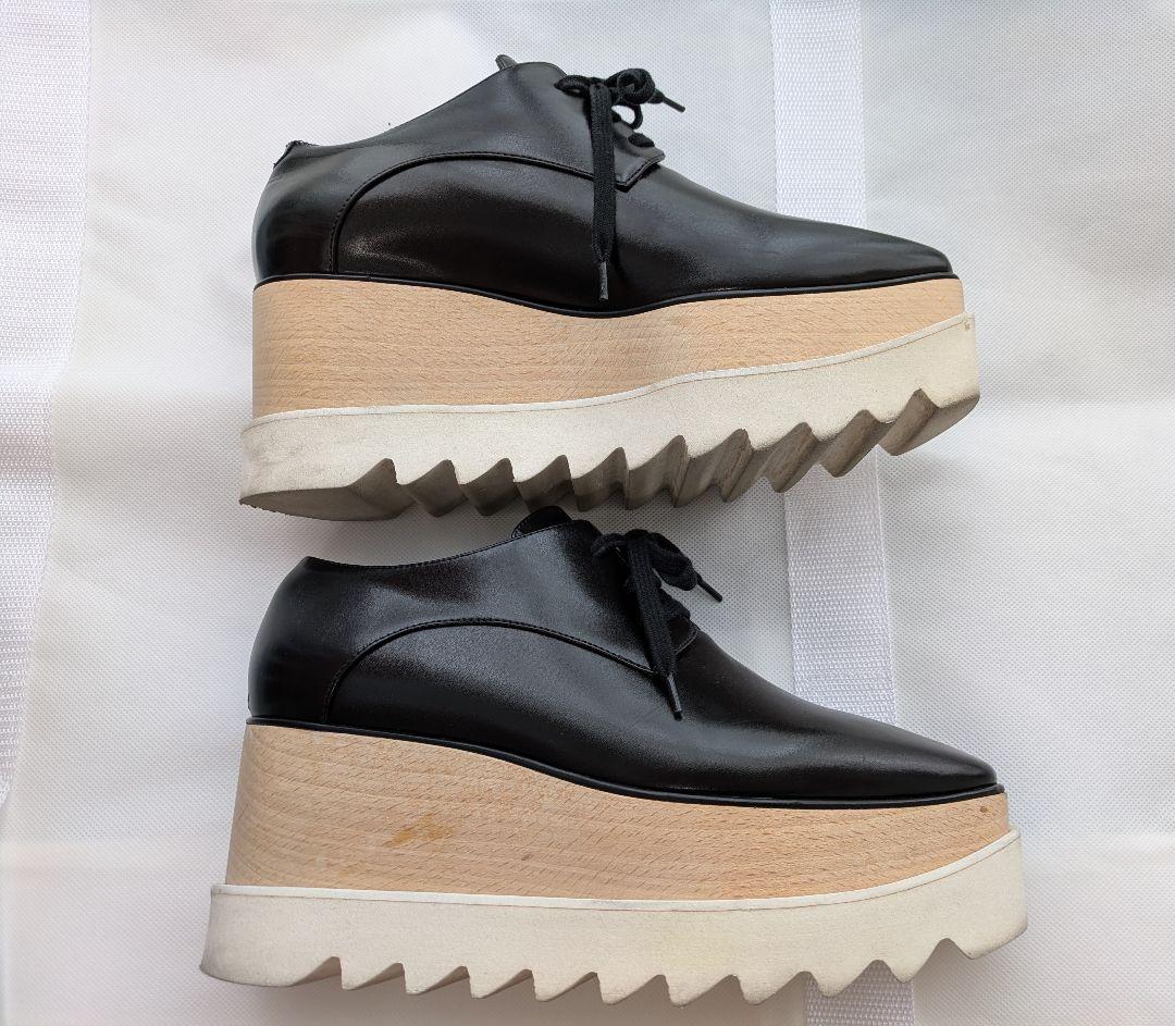 美品 ステラマッカートニー　エリスシューズ(25cm/38)　艶あり