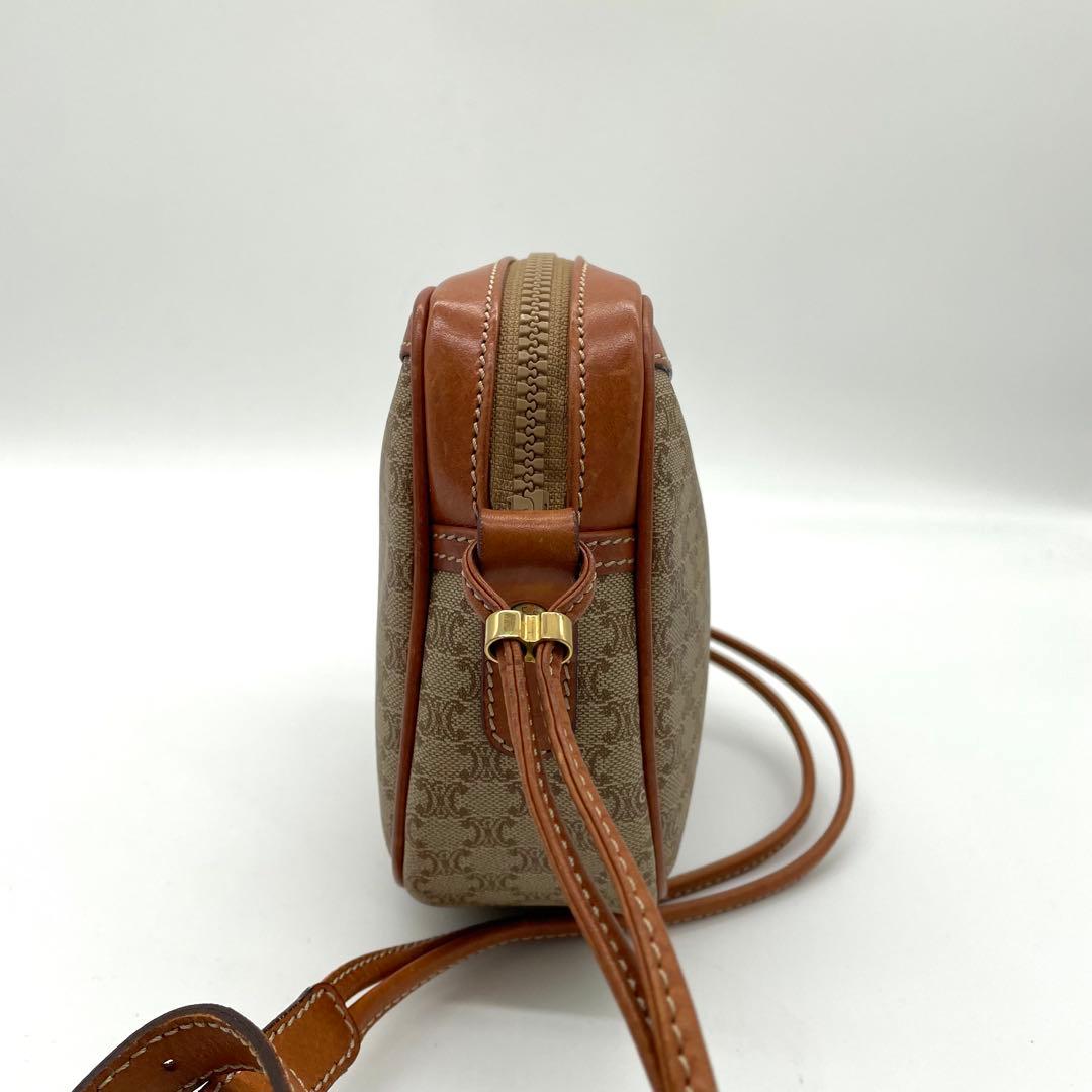 【美品】オールドセリーヌ　ショルダーバッグ　マカダム　ヴィンテージ　トリオンフ