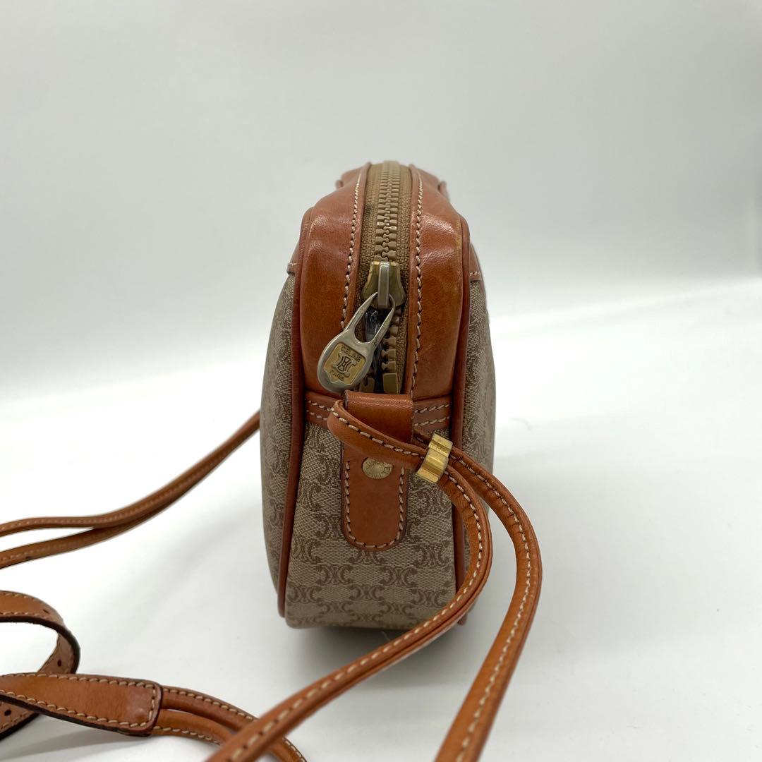 【美品】オールドセリーヌ　ショルダーバッグ　マカダム　ヴィンテージ　トリオンフ