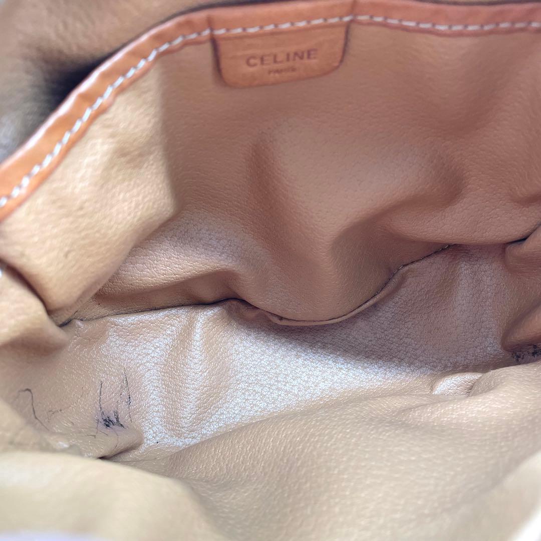 【美品】オールドセリーヌ　ショルダーバッグ　マカダム　ヴィンテージ　トリオンフ