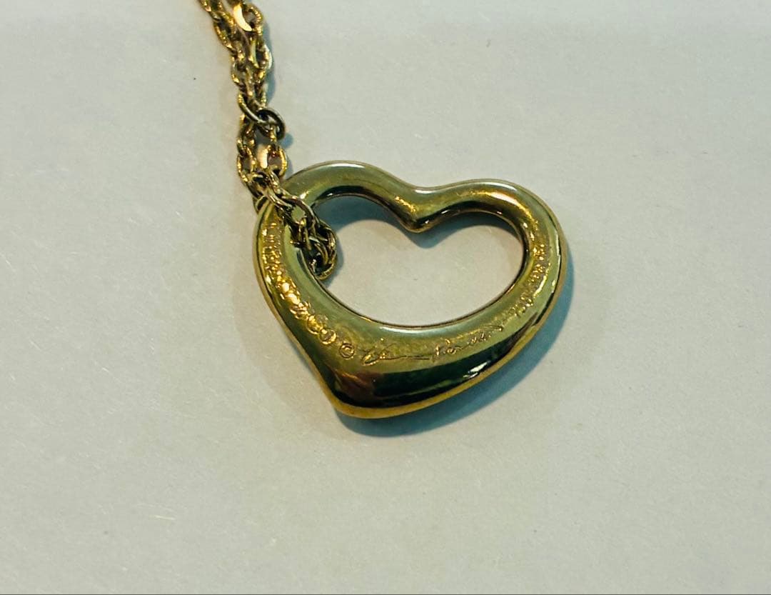 Tiffany & Coオープンハート　ダイヤネックレス