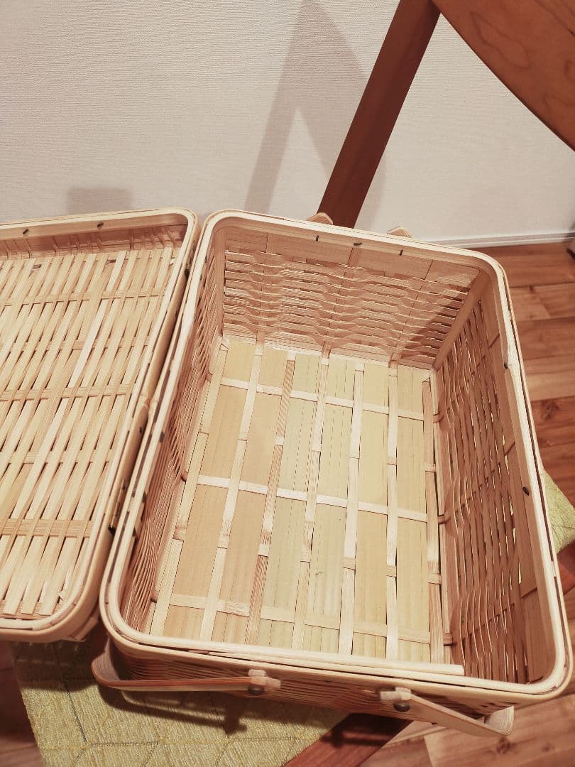 おじろ角物店 竹かご