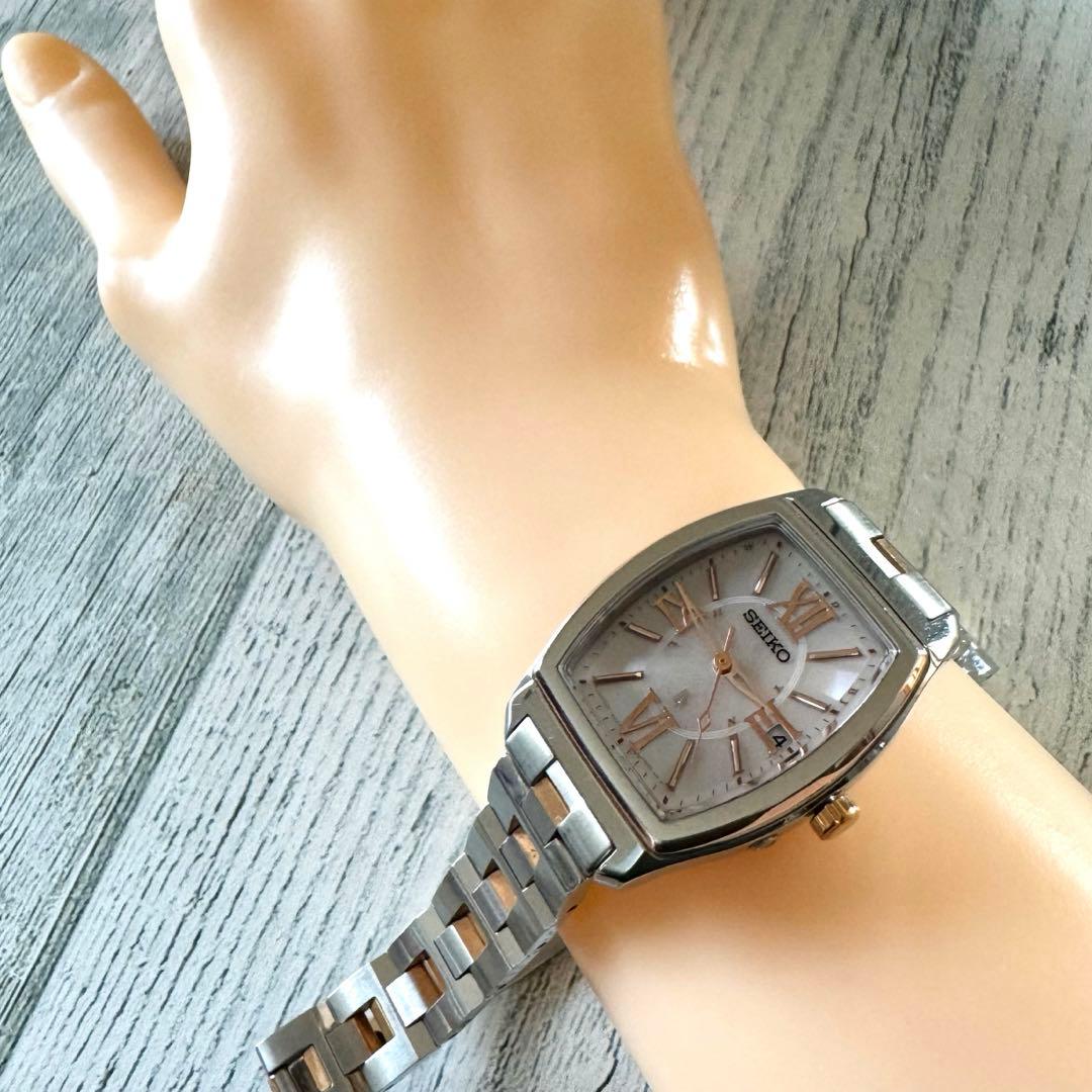 【動作OK】SEIKO ルキア 1B22-0AZ0 トノー 電波ソーラー