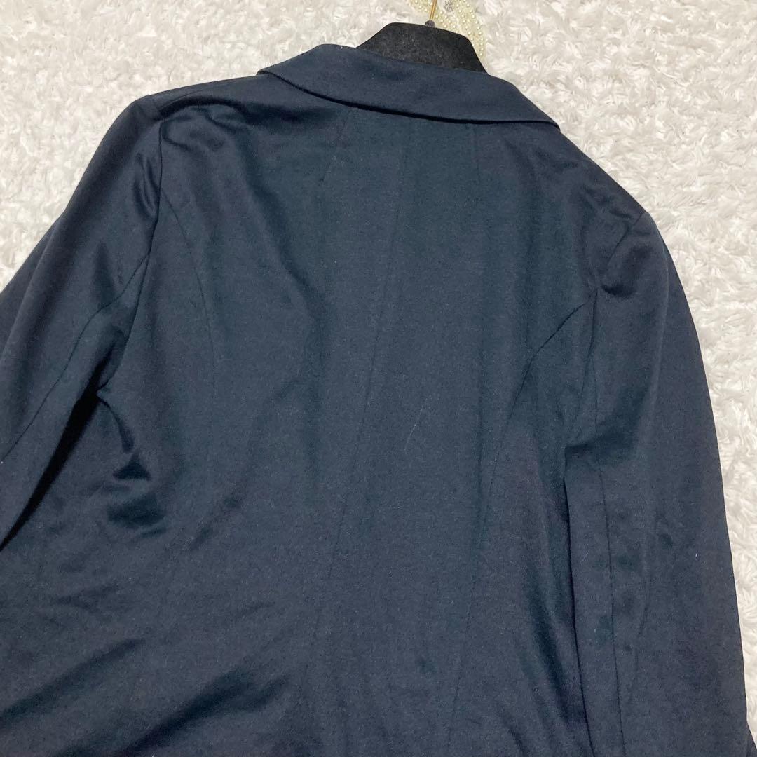 大きいサイズ13♡ 美品 リフレクト 匠ジャケット テーラード 七分袖 ネイビー