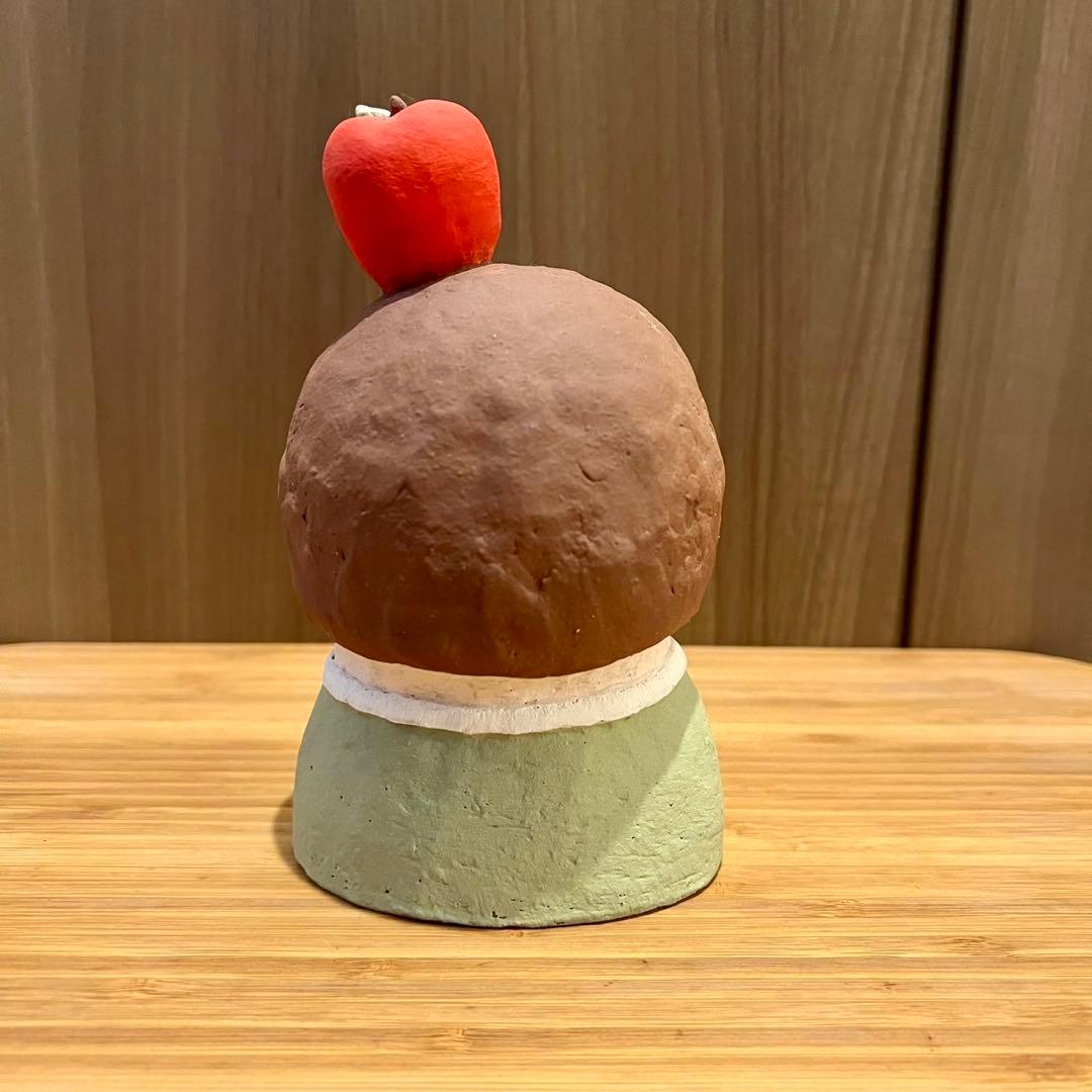 【美品セット】鈴木佳世さんの人形型置物 りんご