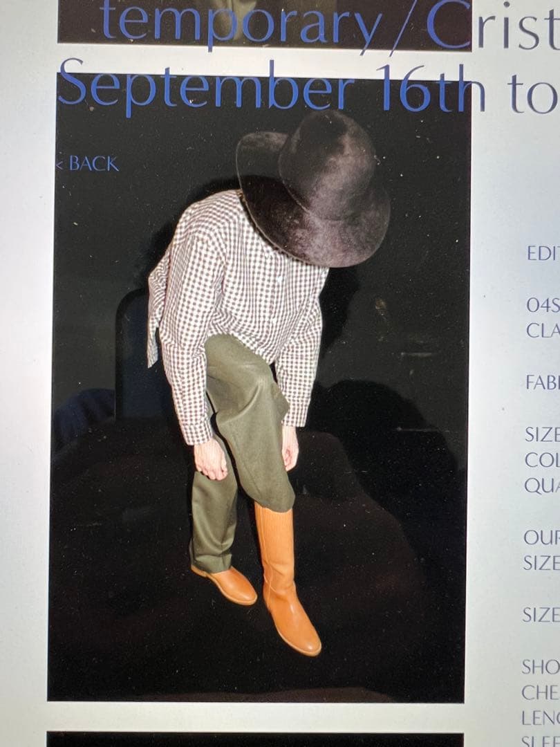 Cristaseya - Hare fur felt hat 【元箱あり】