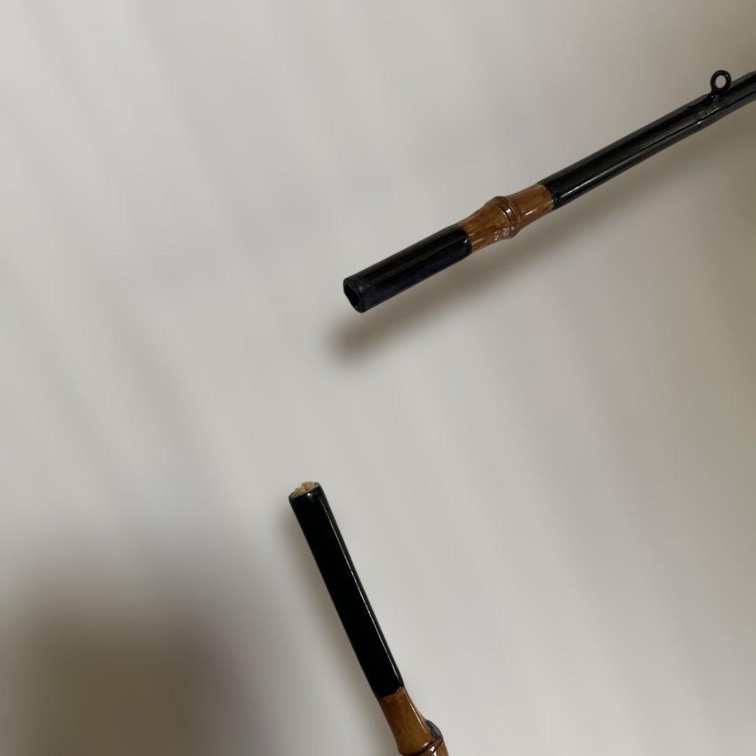 ジャンク 竹製 釣り竿 約220cm おまけ用