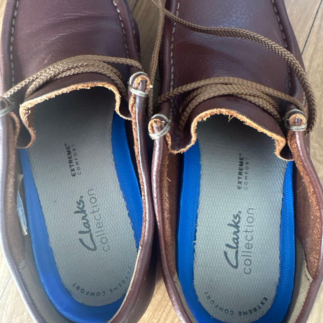 週末価格にしました！最短発送！CLARKS本革！ワラビーブーツ