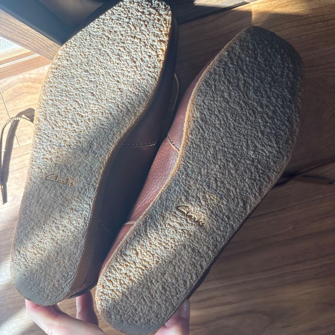 週末価格にしました！最短発送！CLARKS本革！ワラビーブーツ