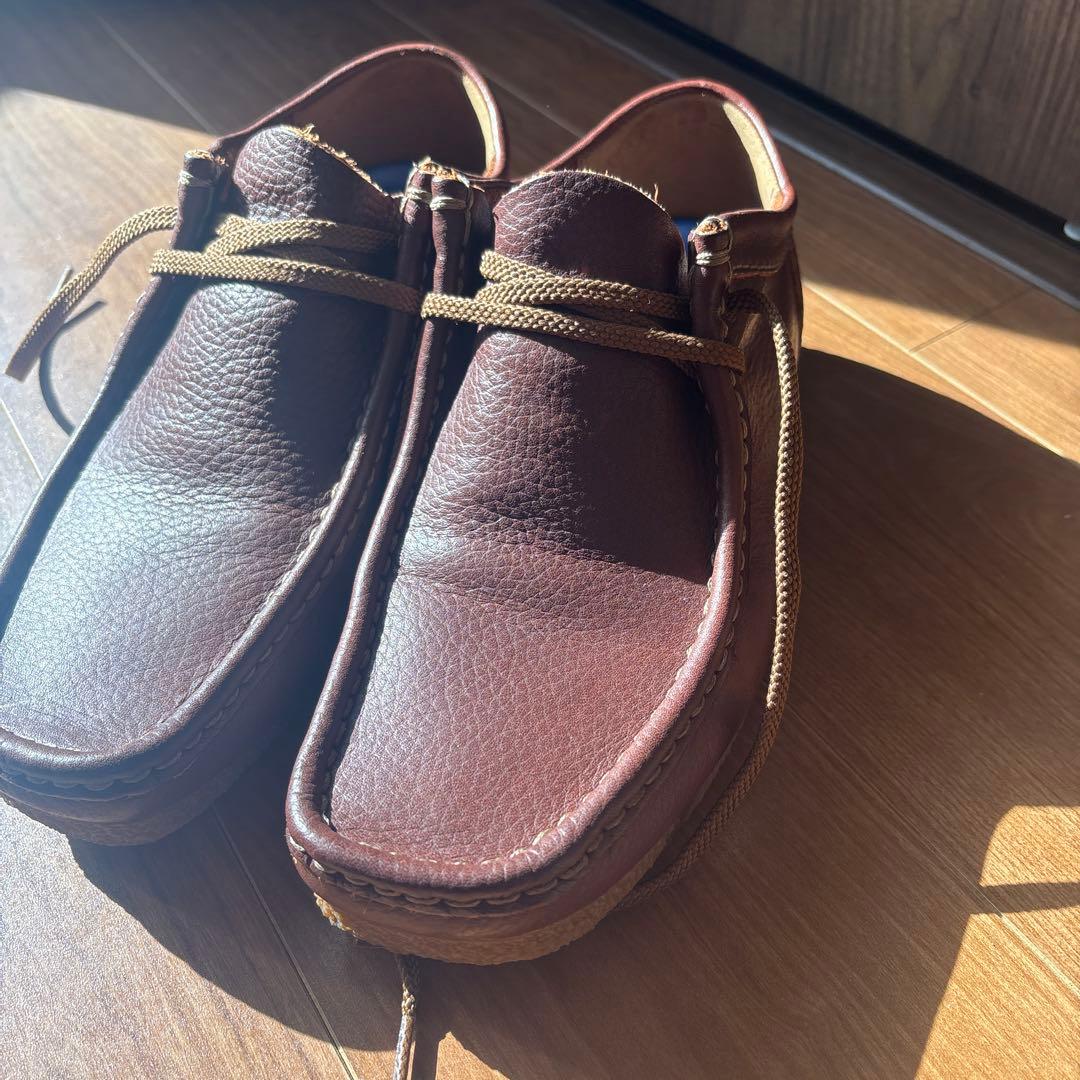 週末価格にしました！最短発送！CLARKS本革！ワラビーブーツ