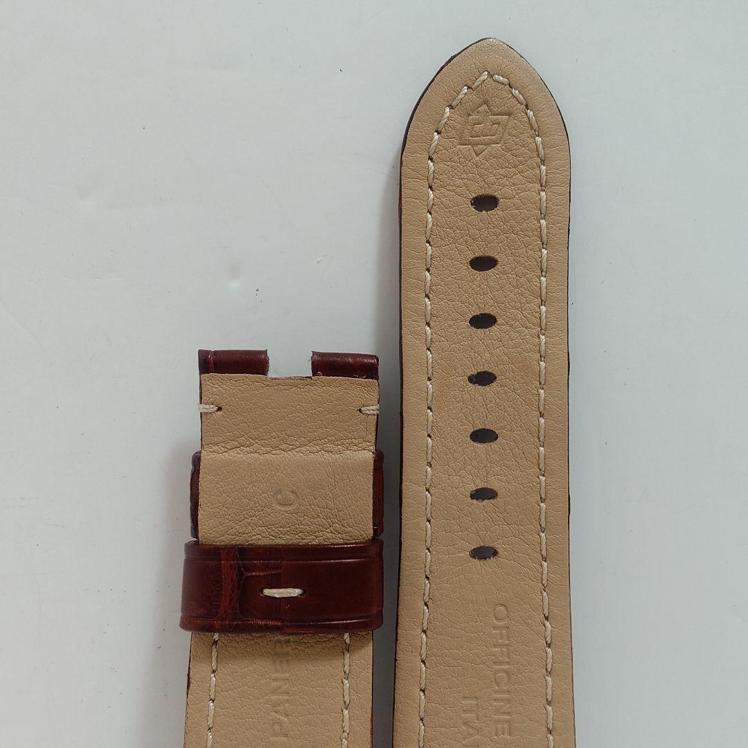 オフィチーネ パネライ 腕時計 ベルト 替えベルト パーツ レザー 純正24mm