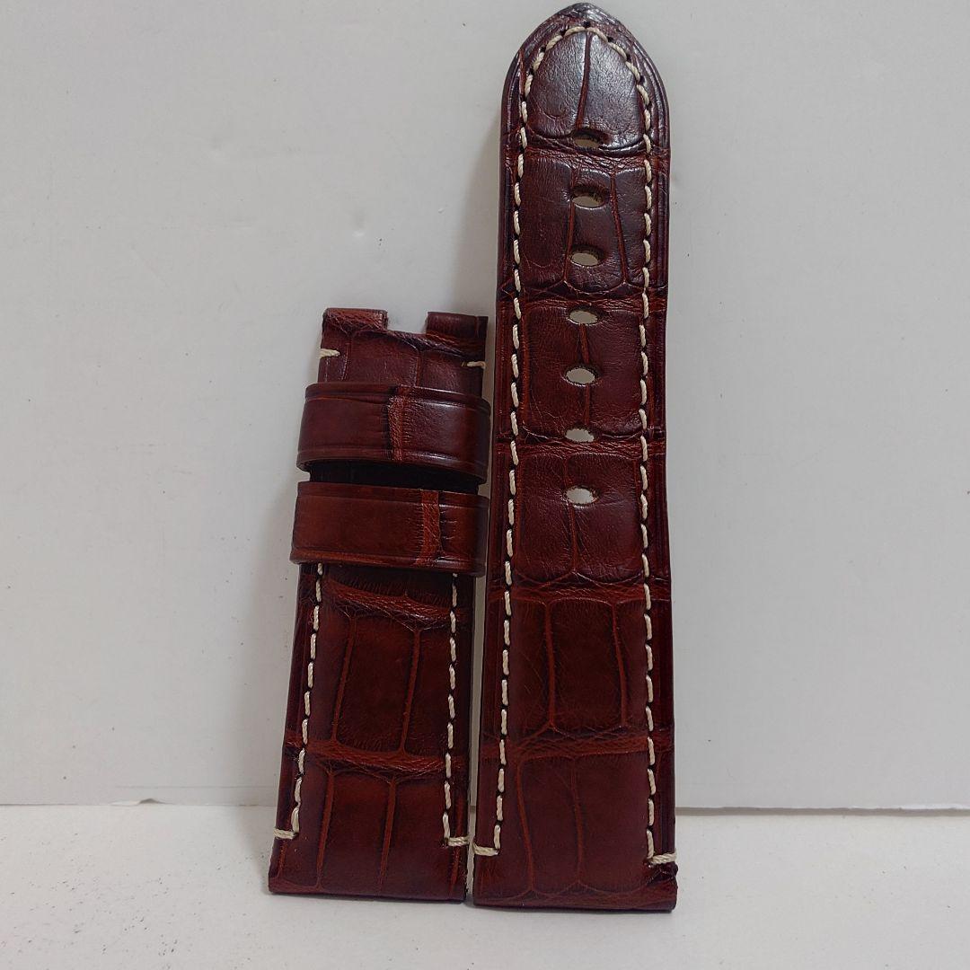 オフィチーネ パネライ 腕時計 ベルト 替えベルト パーツ レザー 純正24mm