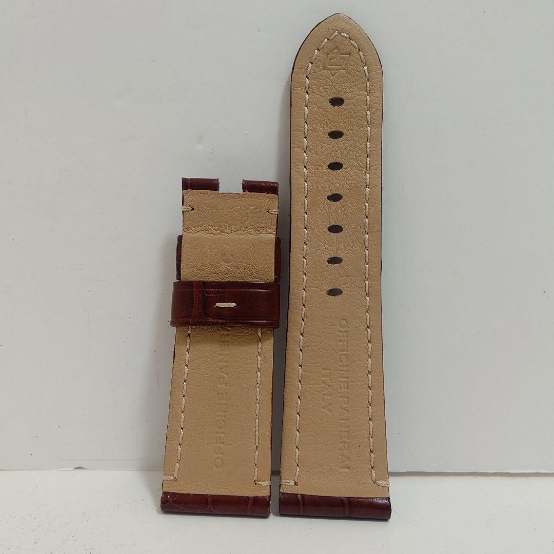 オフィチーネ パネライ 腕時計 ベルト 替えベルト パーツ レザー 純正24mm