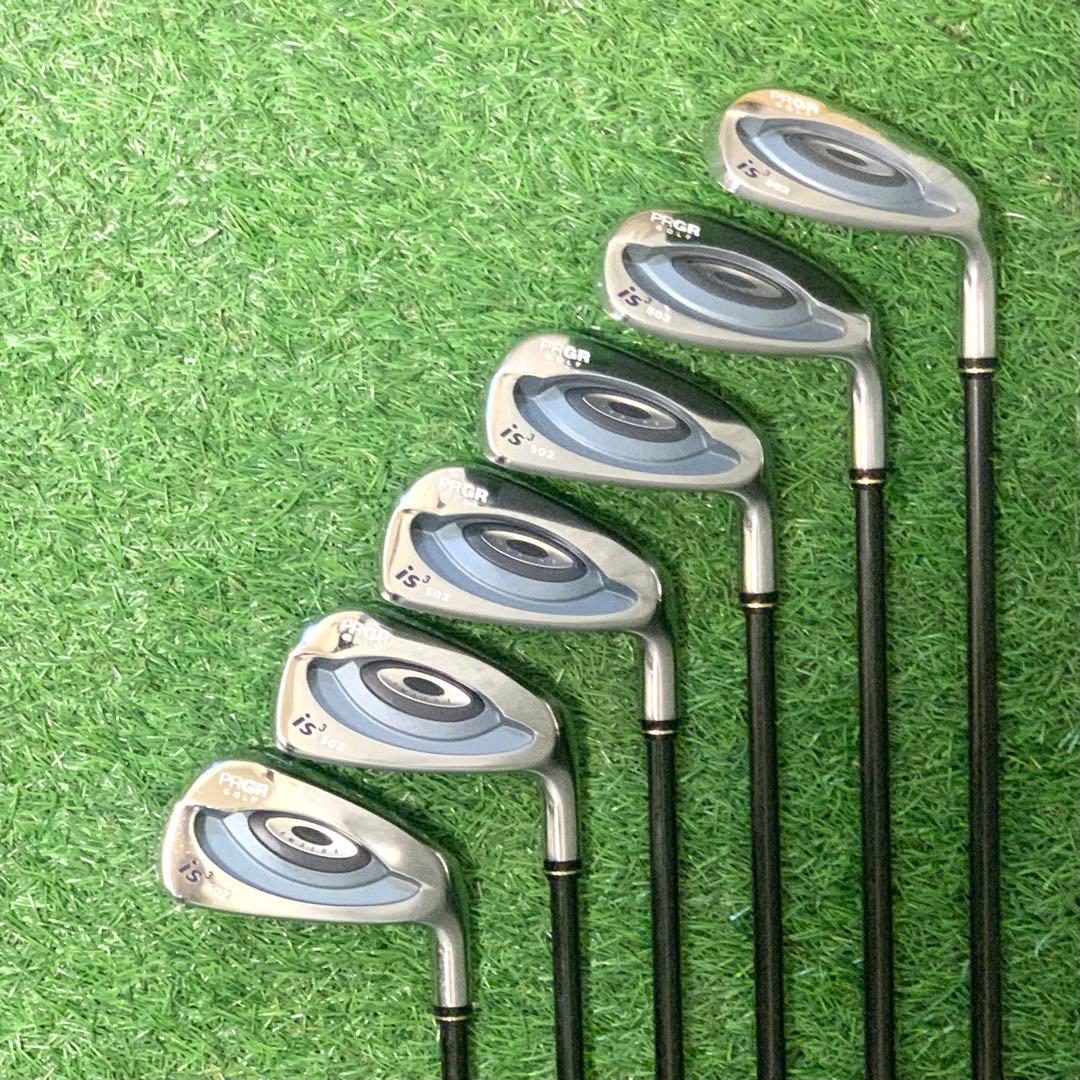 希少良品 PRGR/プロギア iS3 502 AW付レディースアイアンセット6本