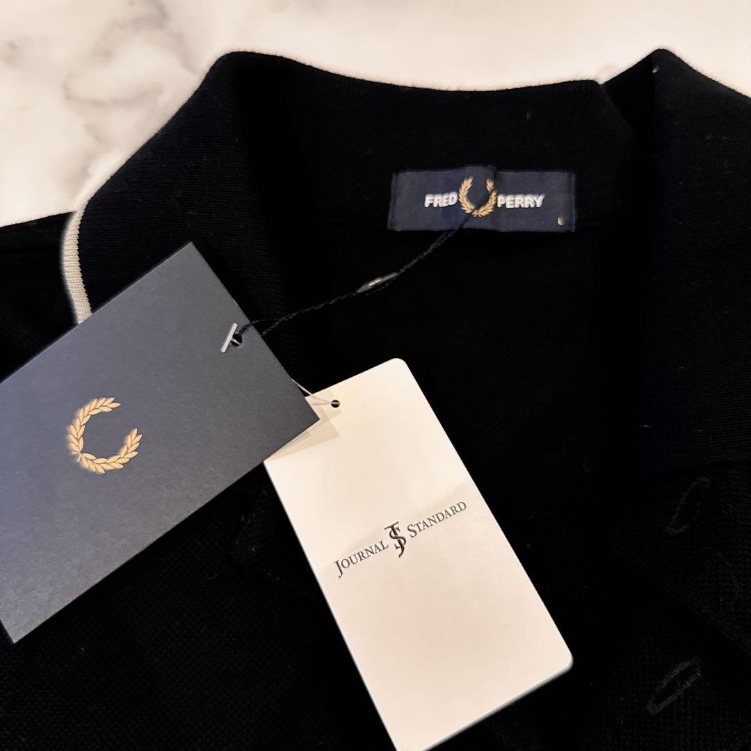 N　【新品】メンズ　ポロシャツ　Ｌサイズ　FREDPERRY ブラック
