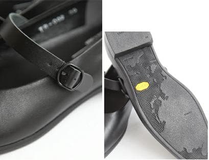 美品！36サイズ　本皮革　chausser トラベルシューズ バイ ショセ