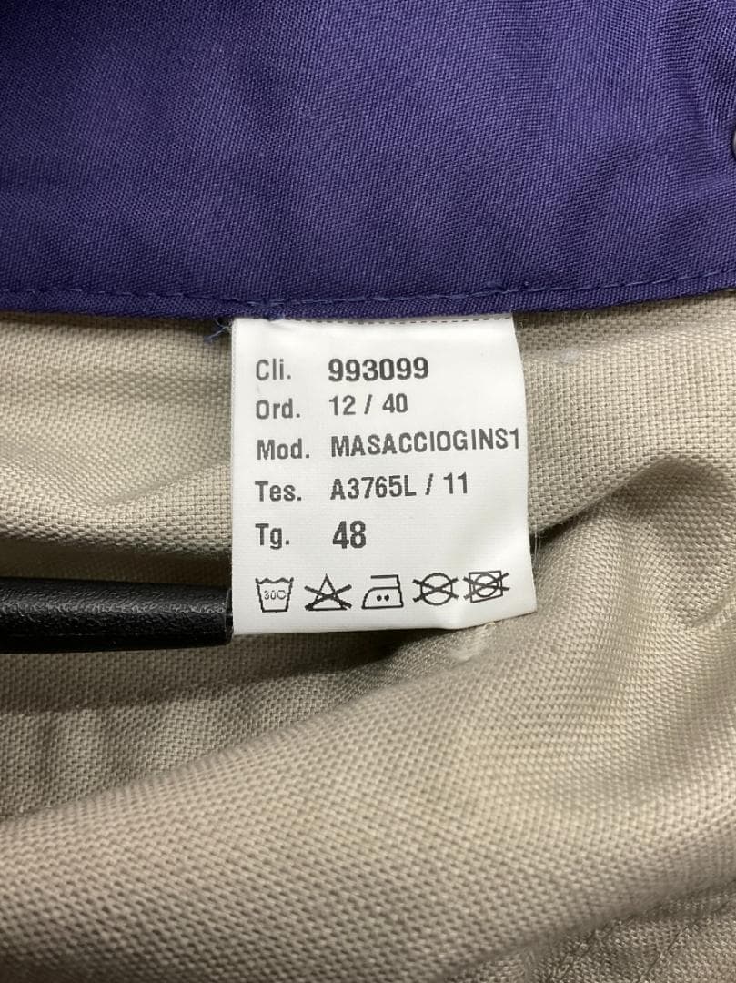 新品 giab's ARCHIVIO イージーチノパンツ グレー 48