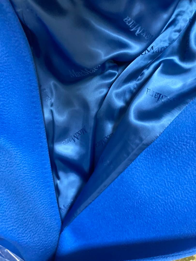 マックスマーラ Max Mara コート ブルー　サイズ38