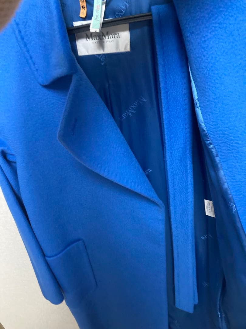 マックスマーラ Max Mara コート ブルー　サイズ38