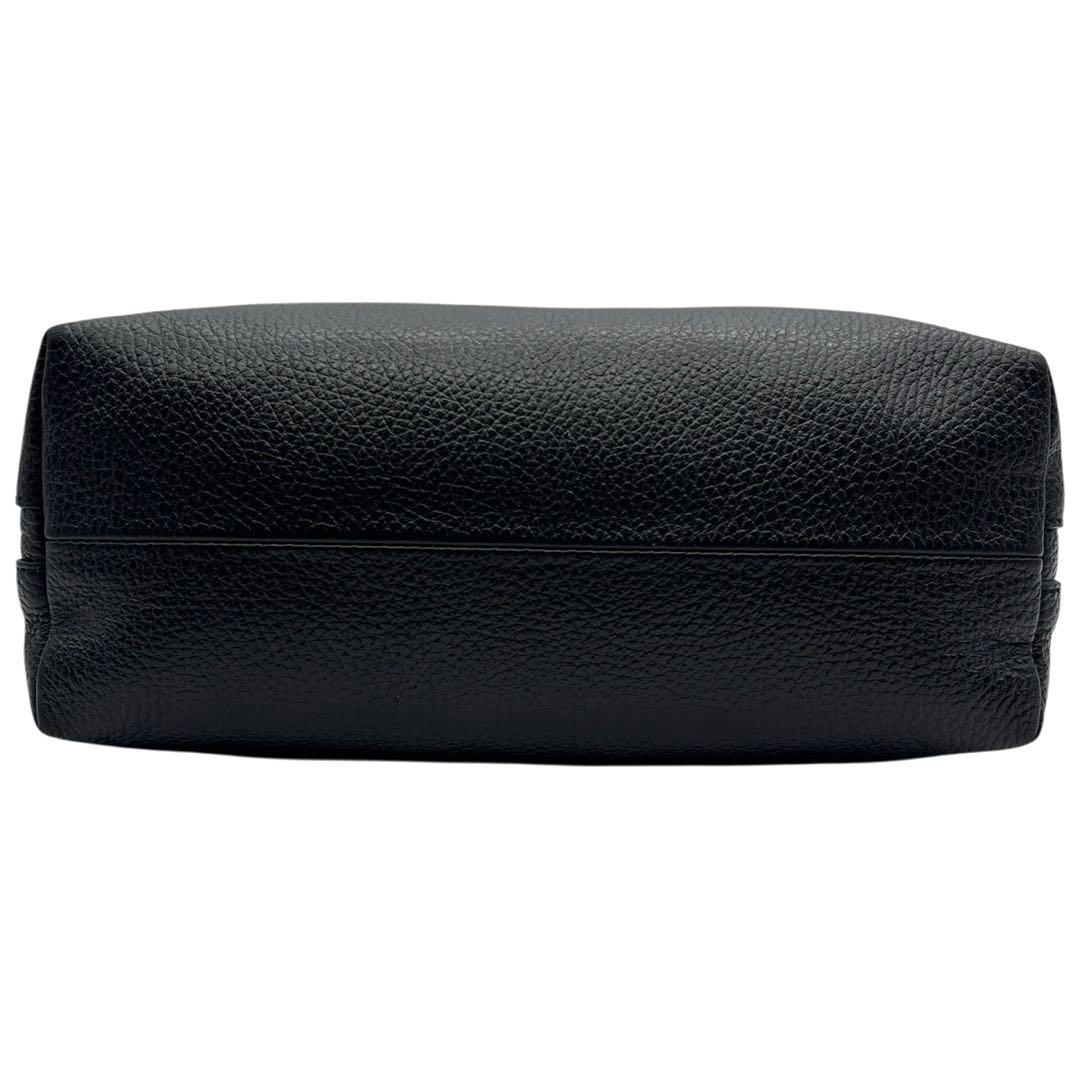 美品◎ ジャンニキャリーニ アリファ 2way 斜めがけ可 ショルダーバッグ 黒