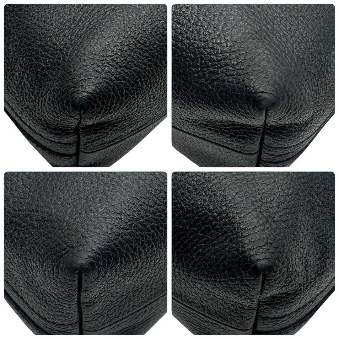 美品◎ ジャンニキャリーニ アリファ 2way 斜めがけ可 ショルダーバッグ 黒