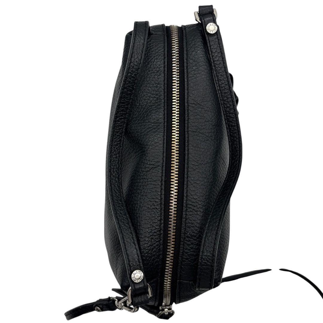 美品◎ ジャンニキャリーニ アリファ 2way 斜めがけ可 ショルダーバッグ 黒