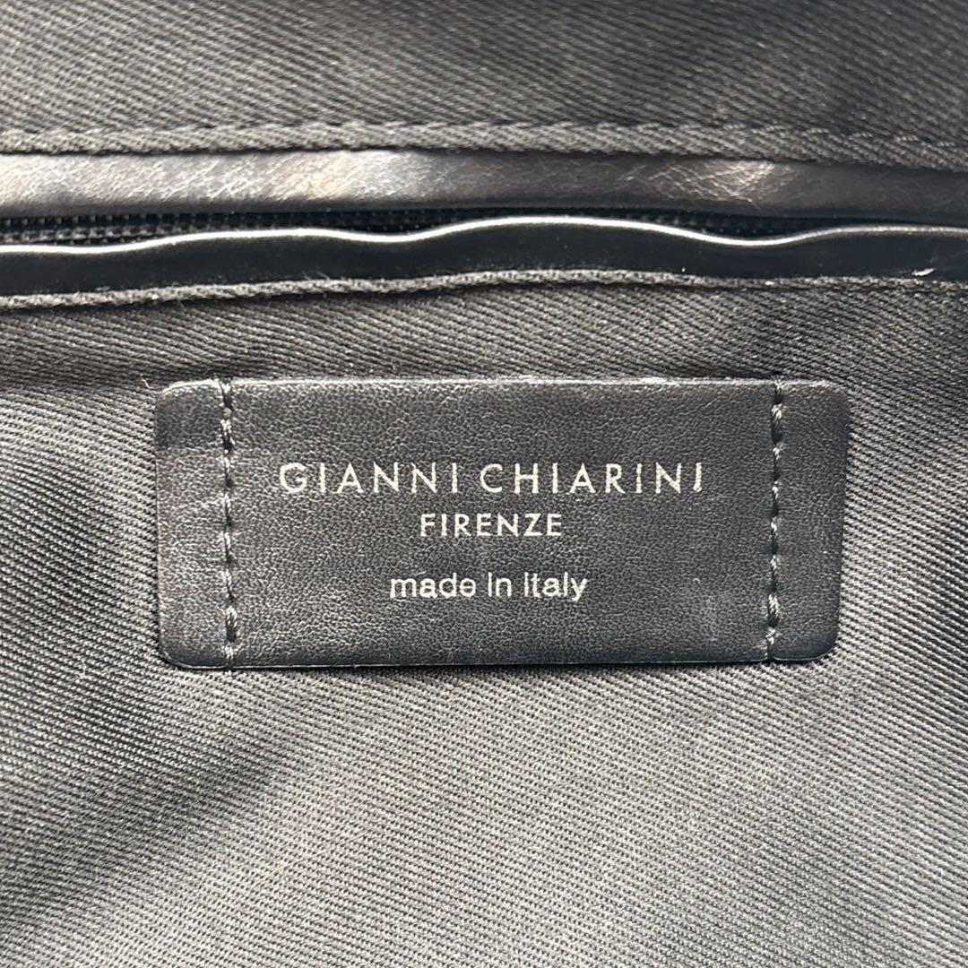 美品◎ ジャンニキャリーニ アリファ 2way 斜めがけ可 ショルダーバッグ 黒