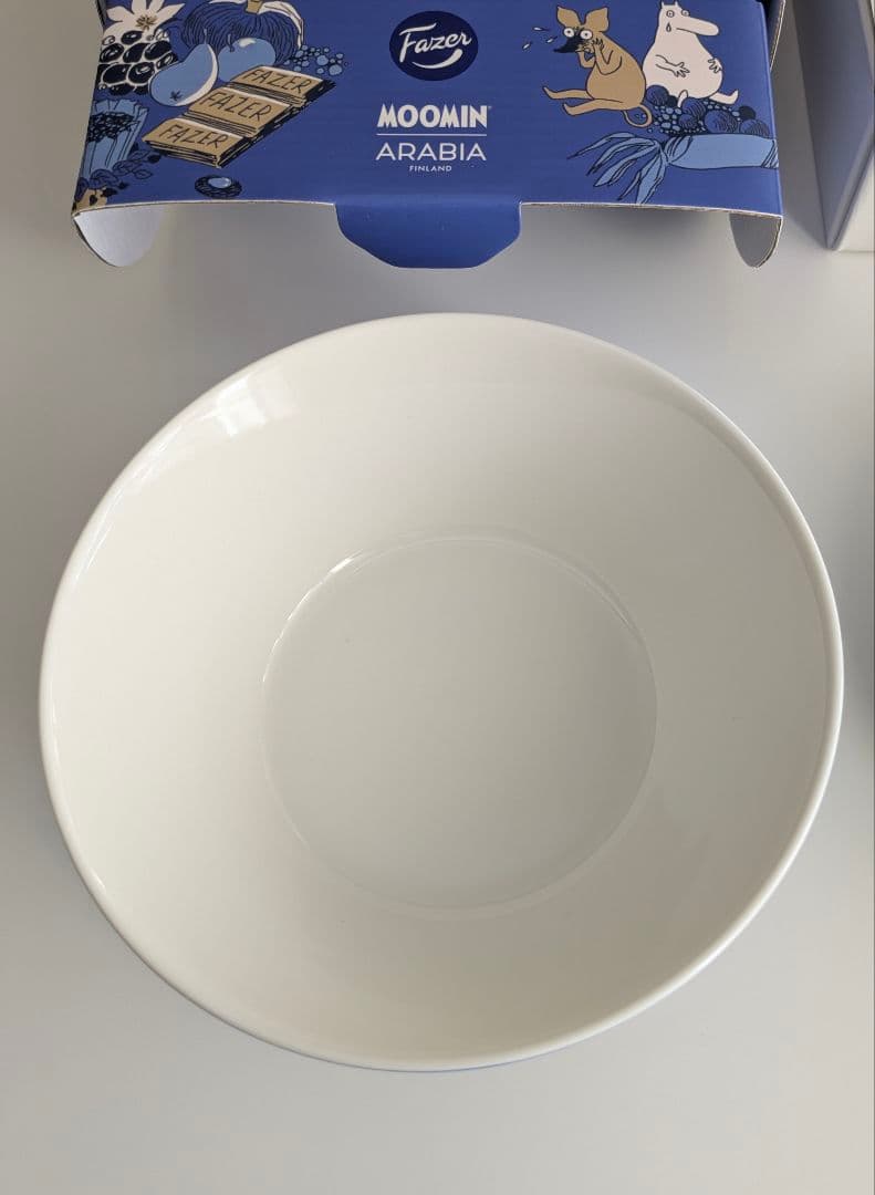 ファッツェル ムーミン 80周年 ボウル アラビア 新品未使用 Fazer