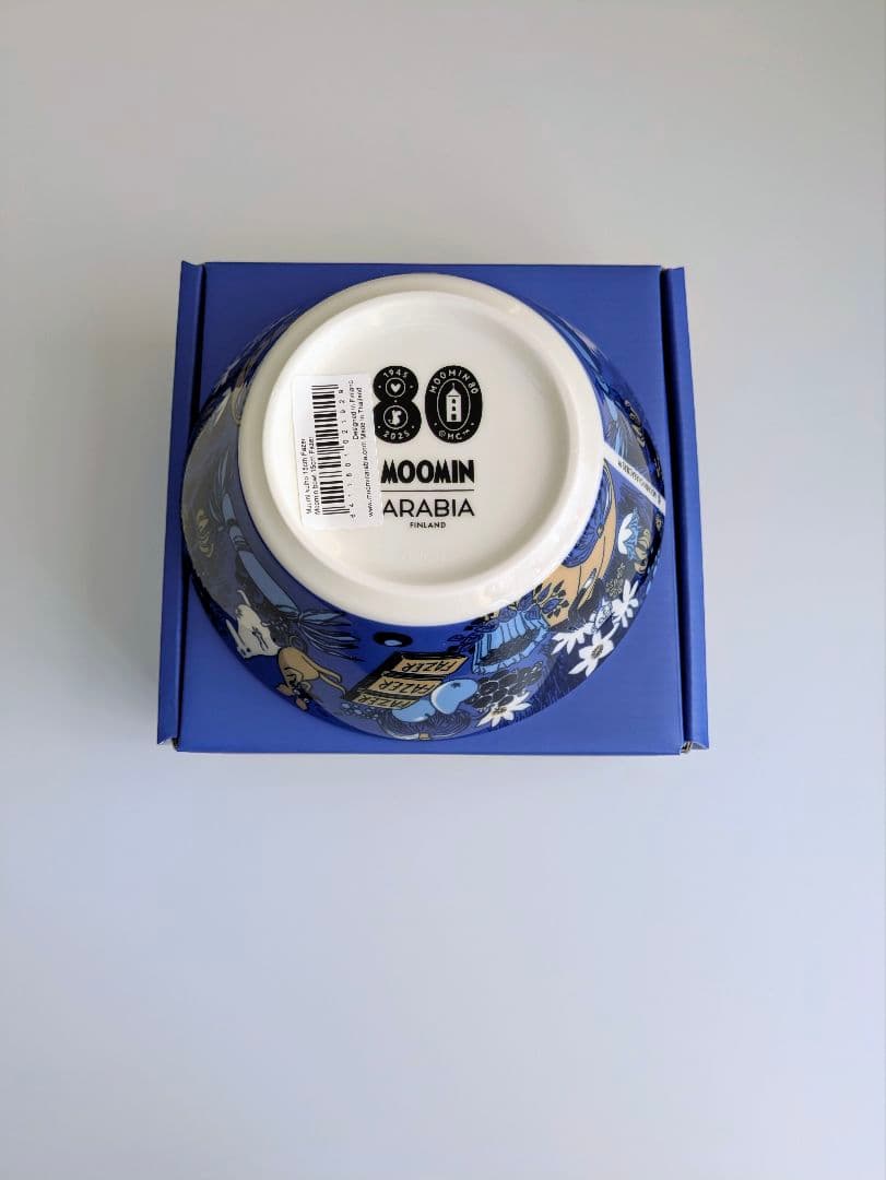 ファッツェル ムーミン 80周年 ボウル アラビア 新品未使用 Fazer