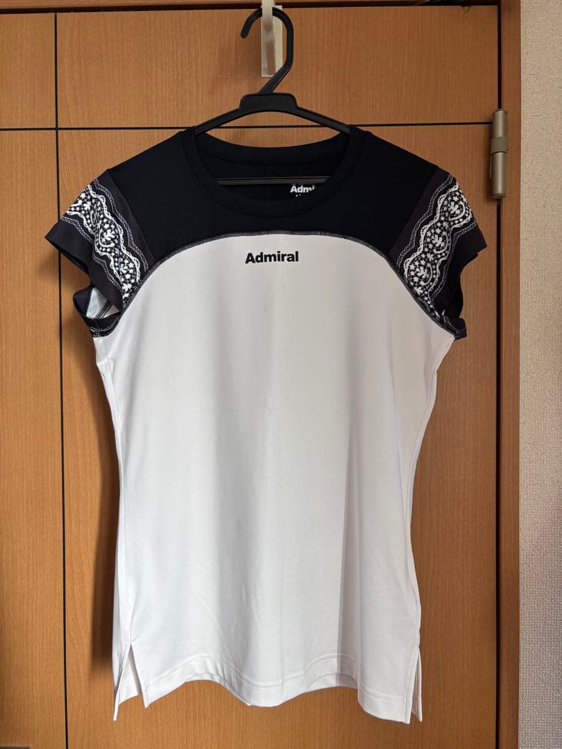 Admiral ホワイト✖️ブラック レース柄トップスとスコートセット