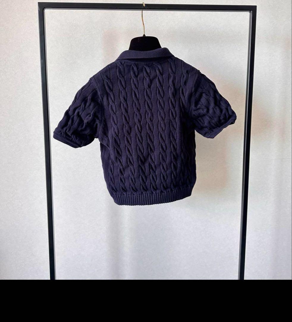 完売 The toe HERALD SHORT SLEEVE POLO KNIT