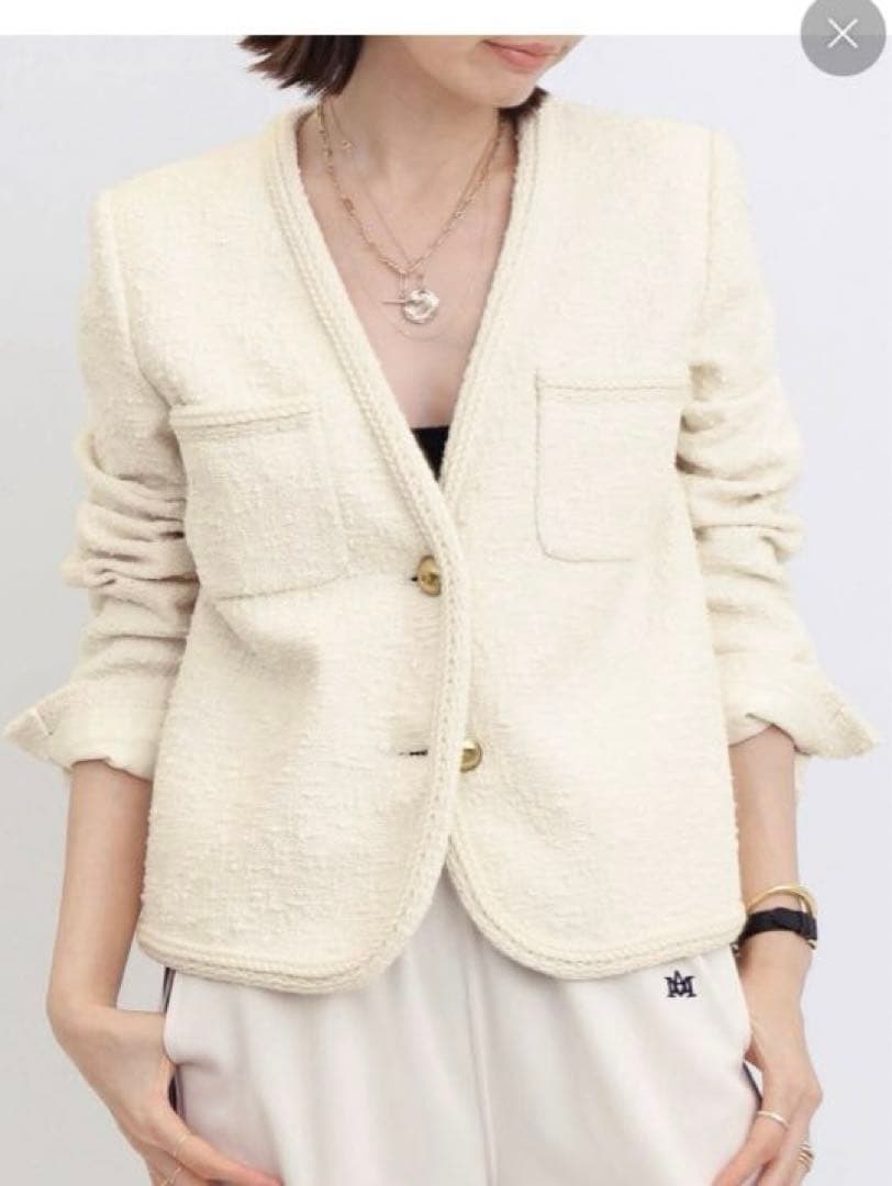 ★新品★L'AppartementOriginalYarn Tweedジャケット