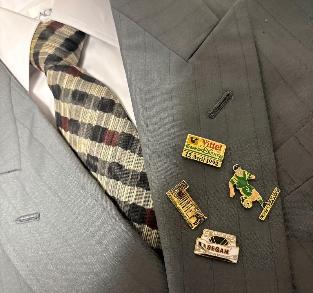 トマト様90s vintage レトロセットアップ スーツ ピンズ No.108
