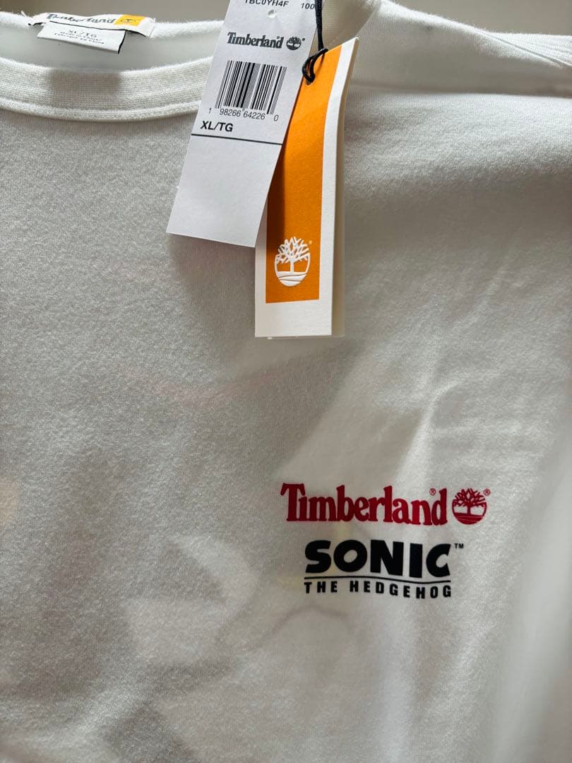 Timberland x SONIC THE HEDGEHOG Tee 白い