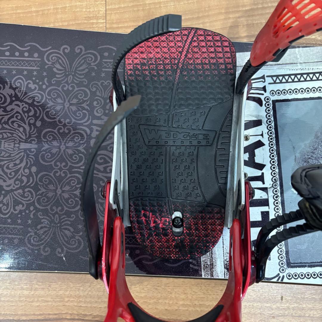 スノーボード（ALLIAN）154cm ビンディング（RIDE）付き セット